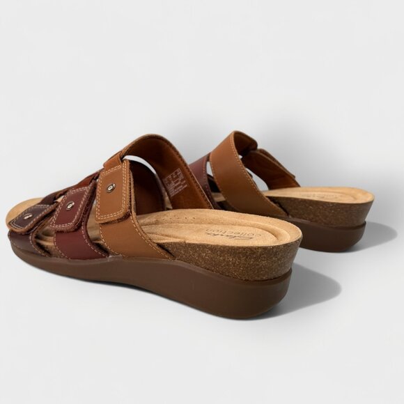 Clarks Calenne Lily Sandals Brown Multi Leather Women’s US 11 M Comfort New Box - Picture 5 of 13